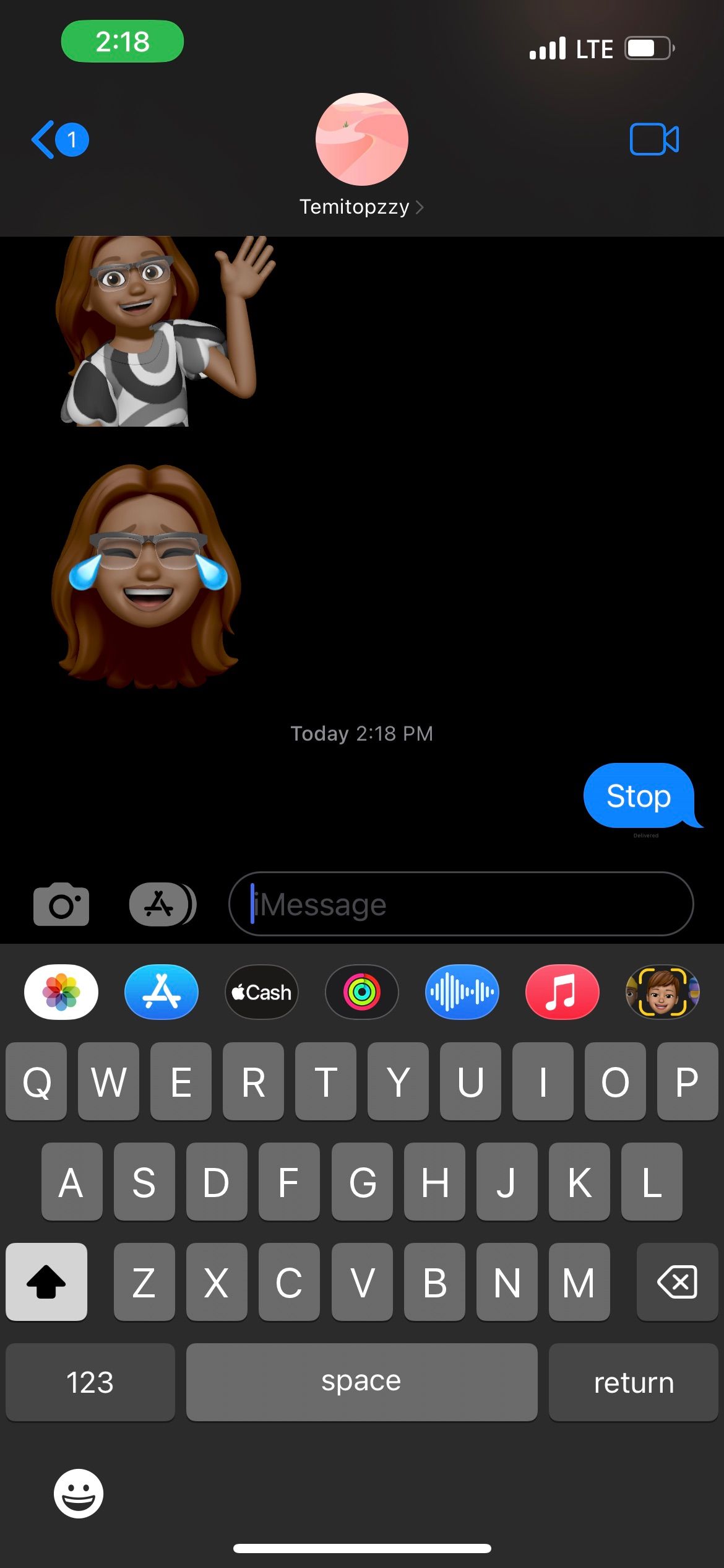 iMessage on iOS