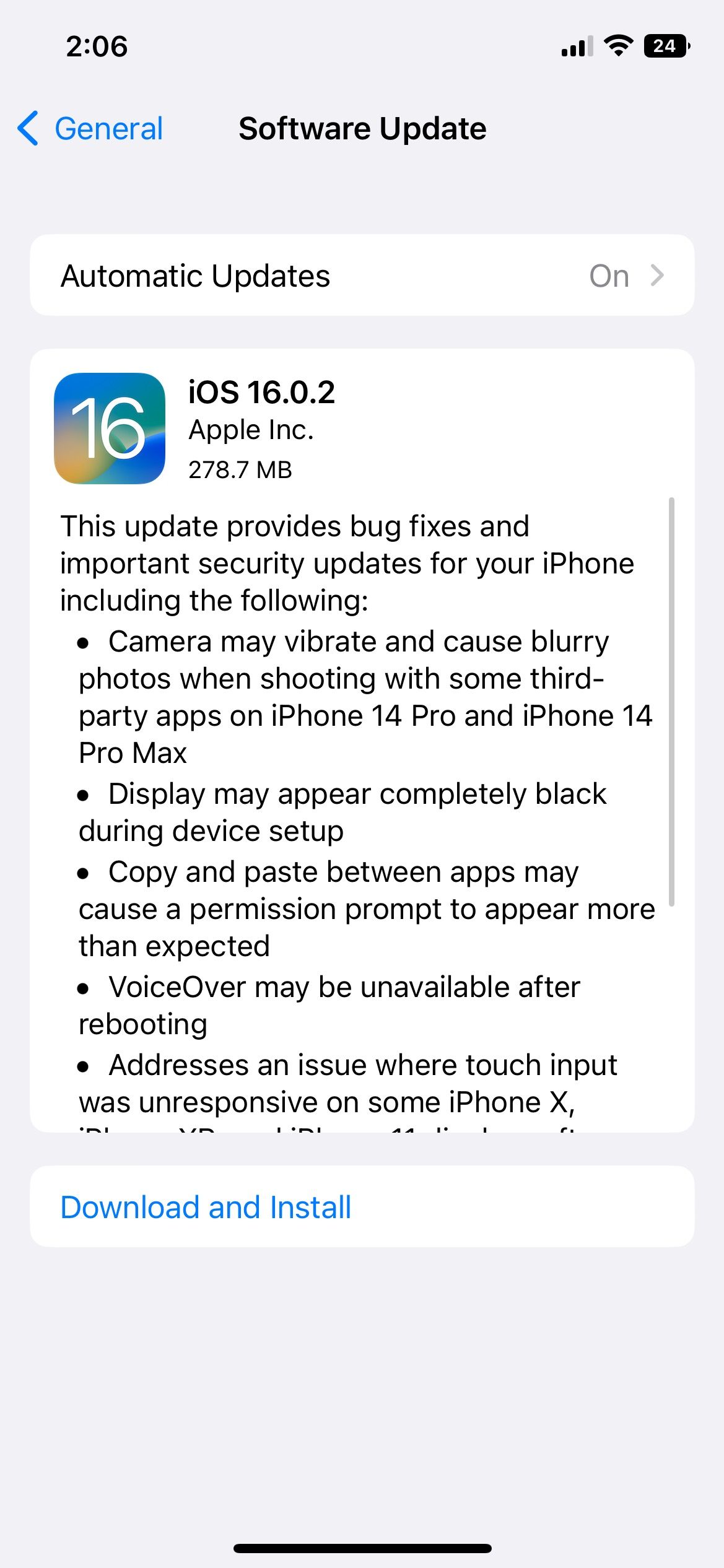 Update your iPhone