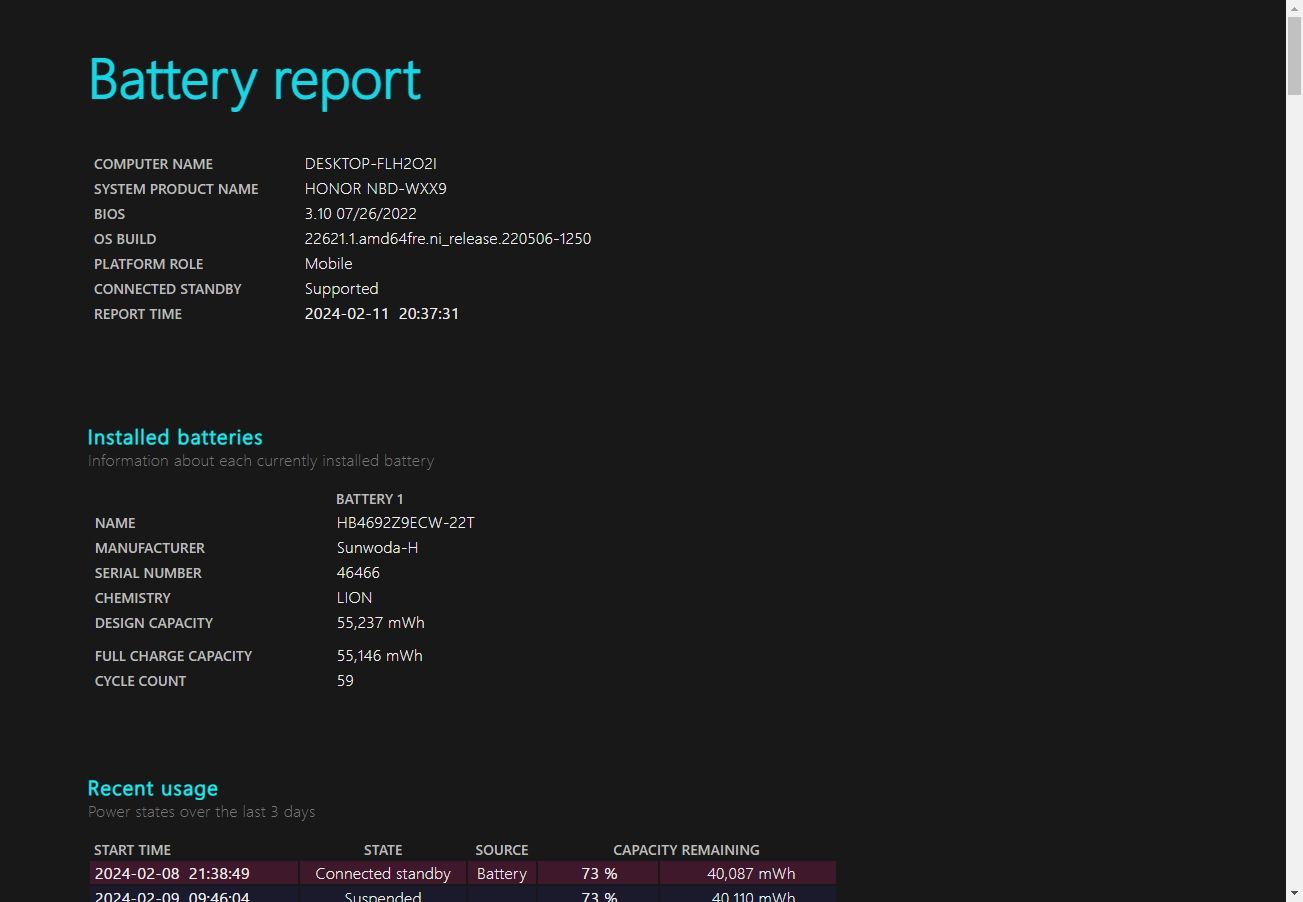 hwinfo64 showing computer summary data screen